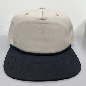 Vente en gros de casquettes Snapback en corde non structurée à bord plat casquettes de sport d'extérieur multicolores OEM Vietnam couvre-chef de golf promotionnel - Product Image 1