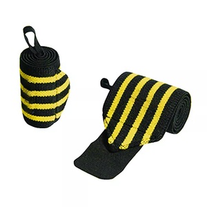 Sangles d'haltérophilie confortables à haute résistance, enveloppes de poignet en coton pour la gym et l'haltérophilie - Product Image 4