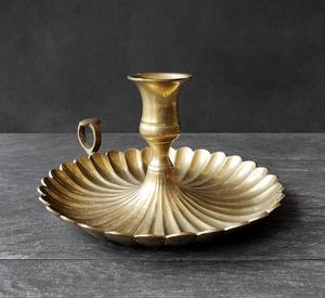 Classic Design Brass <b>Taper</b> <b>Candle</b> Holder for Home and Christmas Lighting Decorative Gold Finished <b>Candle</b> <b>Taper</b> - Product Image 1