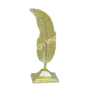 Grande sculpture en feuille d'or Art Décoration de maison et de bureau Taille personnalisable Fournitures d'événement de mariage Sculpture décorative Dernières - Product Image 3