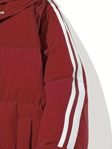 Chaqueta de invierno para hombre con logotipo personalizado impermeable de lona acolchada con cuello alto chaqueta acolchada por encargo DDP envío - Product Image 3