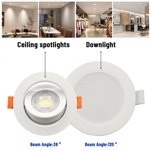 Đèn <span class=keywords><strong>LED</strong></span> âm trần 6W-24W AC100-240V 120 độ 90lm/<span class=keywords><strong>W</strong></span> 3CCT Đèn trần âm trần IP20 để chiếu sáng gia đình và văn phòng - Product Image 6