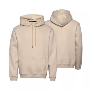Sudaderas con capucha de hombre de invierno de algodón 100% de alta calidad precio al por mayor logotipo personalizado bordado impresión patrón sólido sudaderas básicas - Product Image 3