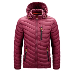 Chaqueta de Lona Acolchada para Hombre, Chaquetas de Invierno para Hombre, Ropa Casual de Calle para Exteriores, Ligera, Cálida, con Logotipo Personalizado OEM - Product Image 4