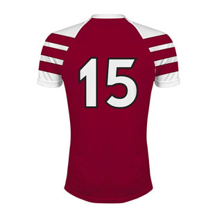 Camiseta GAA de alta calidad, impresión Digital personalizada, tela de pana de manga corta, camiseta de fútbol gaélica transpirable ecológica para hombres - Product Image 2