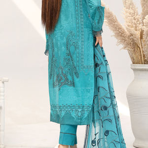 Hecho a mano 100% algodón Mujer ligero verano césped traje personalizado Color sólido transpirable Slim Fit moda Shalwar Kameez - Product Image 3