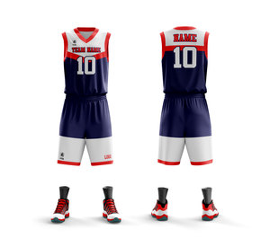 Équipe personnalisée sublimée Meilleur prix Vente en gros Uniforme de basket-ball Impression par sublimation de haute qualité Nouveau design personnalisé Basket-ball - Product Image 4