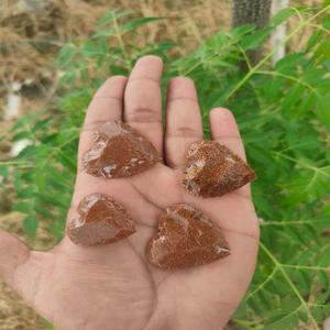 Ágata al por mayor rojo oro piedra corazón forma puntas de flecha cristal media luna golpeando hecho a mano caza puntas de flecha - Product Image 6