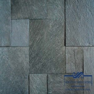 Suministro directo de fábrica de alta calidad Himachal negro cuarcita pizarra azulejos de piedra Panel de pared revestimiento de pared Interior Exterior - Product Image 3