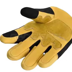 Gants de ski d'hiver Jaune Noir Epais Chauds avec manchette réglable Ski Snow Adventure Customize Logo Outdoor Snow Gloves - Product Image 3