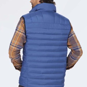 Chaleco acolchado ligero para hombre de fabricación personalizada OEM, cálido y cómodo para aventuras al aire libre - Product Image 6