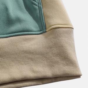 Sweat à capuche athlétique pour homme sur mesure de haute qualité, vente en gros d'usine, pull thermique en coton élégant pour l'automne - Product Image 3