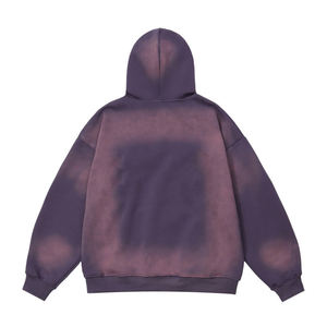 2025 sudadera de Terry francés para Hombre Sudaderas con capucha americana personalizada tu propia marca Casual suelta deportes bordados sudaderas con capucha - Product Image 2