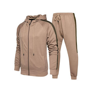Survêtement imprimé sur mesure, streetwear pour les sports d'hiver, 2 pièces, jogging pour hommes, 100% coton biologique, écologique - Product Image 1