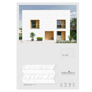Carreaux d'extérieur en céramique pour mur extérieur 31x56cm tout nouveau design de luxe - Product Image 3