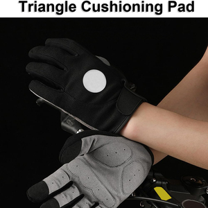 Gants de cyclisme en cuir PU pour l'hiver, chauds et chauds, design personnalisé, boutique de gants de cyclisme personnalisés, gants de cyclisme antidérapants. - Product Image 4