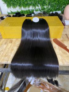 Extensions de cheveux vierges brésiliennes Remy lisses, cuticules alignées pour extensions de cheveux - Product Image 2