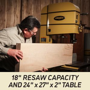 Scie à ruban électrique professionnelle pour le travail du bois de 18 pouces, 5 HP, 1 phase, 230 V, avec garantie de 3 ans - Product Image 2