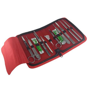 Kit de dissection en acier inoxydable chirurgical, idéal pour la biologie, l'anatomie, la botanique, les étudiants en médecine vétérinaire et le personnel académique, avec étui de luxe - Product Image 1