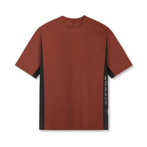 เสื้อยืดโอเวอร์ไซส์ของผู้ชายทันสมัยผ้าคอตตอนเนื้อนุ่มพร้อมดีไซน์มินิมอลสำหรับชุดลำลองแนวสตรีท - Product Image 1