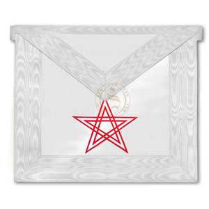 Tablier maçonnique 28e degré Tablier Regalia Rite écossais en couleurs personnalisées à vendre | Accessoires Regalia de haute qualité - Product Image 1