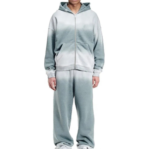 Sudadera con capucha y pantalones de chándal unisex, conjunto de chándal de gran tamaño 100% de algodón polar, fabricante de chándales personalizados para unisex - Product Image 1