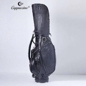 New Arrived Cappuccino Fashion Popular Luxury Crocodile Skin Leather With High Quality Golf Bag Hiking <b>Backpack</b> - Product Image 3