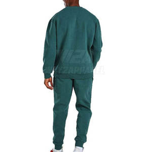 Ensemble de survêtement tendance pour homme en coton, deux pièces, tenue confortable pour le fitness, la salle de sport, les activités de plein air - Product Image 2