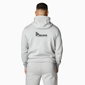 Nouvel ensemble de survêtements décontractés à capuche pour hommes, de haute qualité, personnalisés, couleur unie, séchage rapide, respirant, 100 % coton, pour le jogging hivernal - Product Image 2