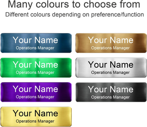 عينة مجانية مطبوعة الايبوكسي العلامة التجارية لوحة المغناطيسي شارة مخصص شعار الشركة الموظفين المعادن ملصق مغناطيس لا يوجد حد أدنى من النظام - Product Image 5