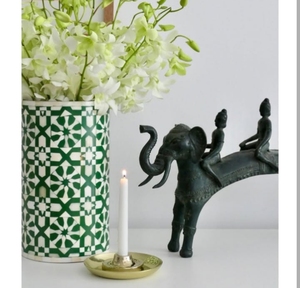 แจกันดอกไม้เรซิ่นสำหรับงานแต่งงานและตกแต่งบ้านแจกันตั้งพื้น - Product Image 1