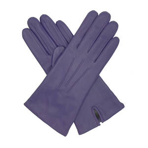 Guantes de cuero de Napa con forro de Cachemira para mujer, guantes de cuero a la moda personalizados de todos los colores para mujer - Product Image 4