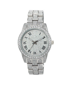Reloj de lujo con diamantes de alta calidad para hombre con correa de acero inoxidable y diseño elegante a los mejores precios - Product Image 1