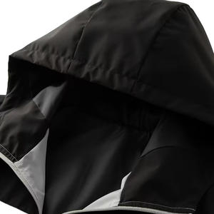 Veste d'hiver matelassée sur mesure 2025 pour hommes, vente en gros, tissu satiné, fermeture éclair, grande taille, courte, imperméable, coupe-vent, rembourrée, longue - Product Image 3