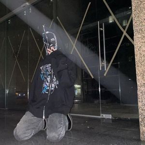 Nouveau sweat à capuche zippé entièrement orné de strass, coupe ample, tendance unisexe, automne/hiver 2023 - Product Image 2