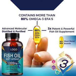 ハラール野生冷水魚500mg 1000mg Dhaビタミンサプリメントソフトゲルオメガ<span class=keywords><strong>3</strong></span> <span class=keywords><strong>6</strong></span> <span class=keywords><strong>9</strong></span>フィッシュオイルソフトジェルボディシェイピング - Product Image 3