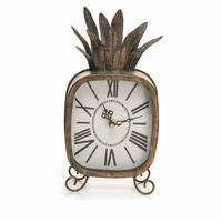 Élégante horloge de table en laiton antique avec chiffres romains Vintage Home Decor Timepiece For Home Bed Rooms And Hotels