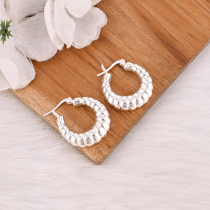 Bohemian Designer 925 <b>silver</b> Earrings Handcrafted Ethnic Statement Jewelry High-quality <b>Hoop</b> Earrings Bulk Order Gift For Her - Product Image 3