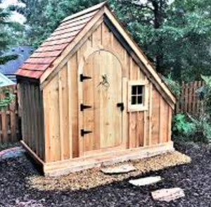 Kits de hangar à outils de jardin en bois dur (Structure solide) - Product Image 6