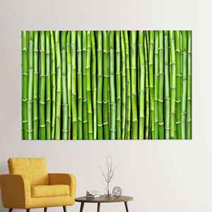 งานศิลปะบนผ้าใบพิมพ์ลาย: ภาพตกแต่งธรรมชาติทิวทัศน์ต้นไผ่,1P:ห่อหุ้มอย่างดี - Product Image 1