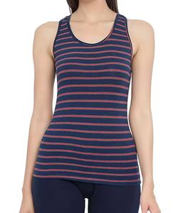 Nueva moda de mujer suave transpirable gimnasio Fitness Yoga camiseta sin mangas con estilo dulce Spandex/Material de poliéster - Product Image 1