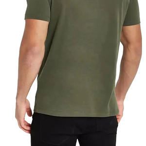 Camiseta transpirable y de secado rápido de algodón 100% de alta calidad para hombres Camiseta personalizada en relieve 3D con mangas cortas - Product Image 4