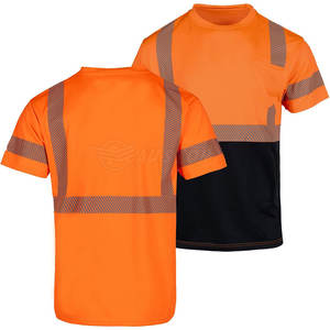 Hi VIS เสื้อยืดแขนสั้นสำหรับผู้ชาย, เสื้อยืดความปลอดภัยระบายอากาศ Hi viz - Product Image 2