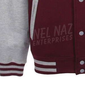 Veste Lettermen style sur mesure Vêtements pour hommes Veste Letterman en tissu de meilleure qualité avec manches longues - Product Image 5