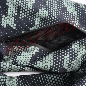 กางเกงกันหิมะกันน้ำถุงมีท่อสะท้อนแสงสีดำพิมพ์ลายพรางพร้อมเอวปรับได้และซับในที่อบอุ่น - Product Image 6