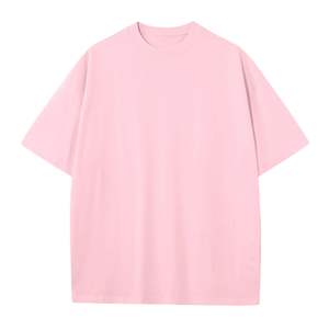 Camiseta extragrande personalizada para hombre, transpirable, de secado rápido, 100% algodón, de punto ligero, con estampado de logotipo personalizado - Product Image 1