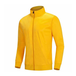 Nuevo estilo de moda logotipo personalizado sudaderas con cremallera para hombres algodón básico de talla grande estampado en blanco para hombres sin capucha Slim Fit - Product Image 5