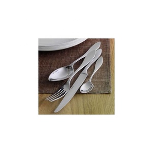 Fabricant modèle régulier ensemble de couverts argent poli ensemble de couverts en acier inoxydable poignée épaisse - Product Image 1