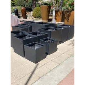 Elegante caja de macetas de Metal de estilo Industrial, elegante acabado mate para oficina, balcón, cubierta, hogar, interior, decoración de paisaje moderno - Product Image 2