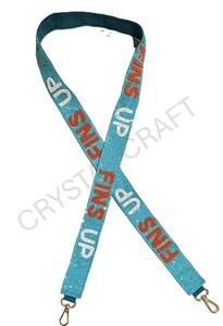 Correas de bolso de cuentas de semillas de oro blanco personalizadas, forma y diseño únicos, correa de monedero con cuentas, accesorios de moda - Product Image 3